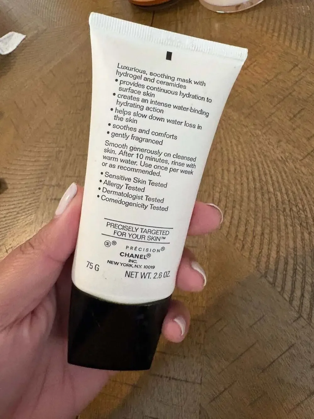 Chanel Précision Masque Force Hydratante Continuous Hydrating Mask 75g