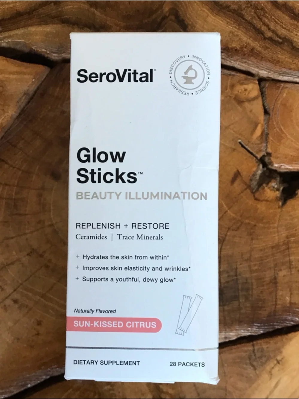 SeroVital Glow Sticks Sun-Kissed Citrus Beauty Illumination
