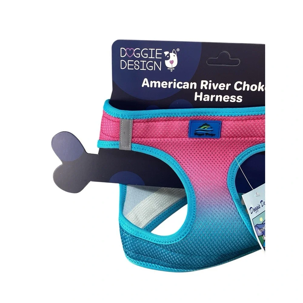 Doggie Design|American‎ River Choke Free Dog Harness|Ombre - Sugar Plum| 2XL/3XL