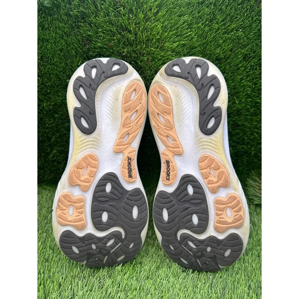 Brooks Adrenaline GTS 25 1204431B032 Athletic Shoes Womens 8.5B Gray Mesh Sports