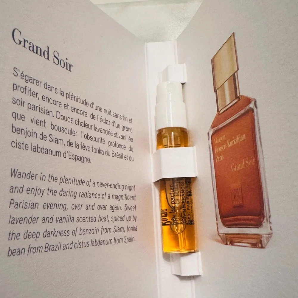 Maison Francis Kurkdjian grand soir Amber Toned Fragrance