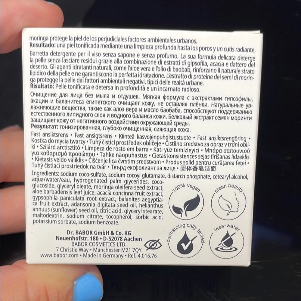 Babor Natural Cleansing Facial Bar