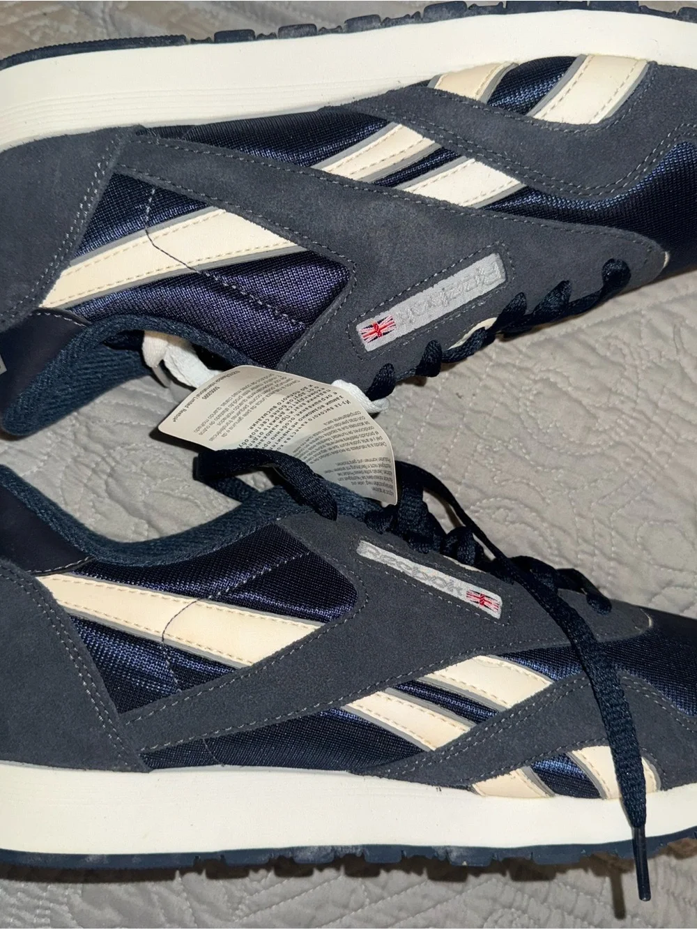 Reebok lace navy clean