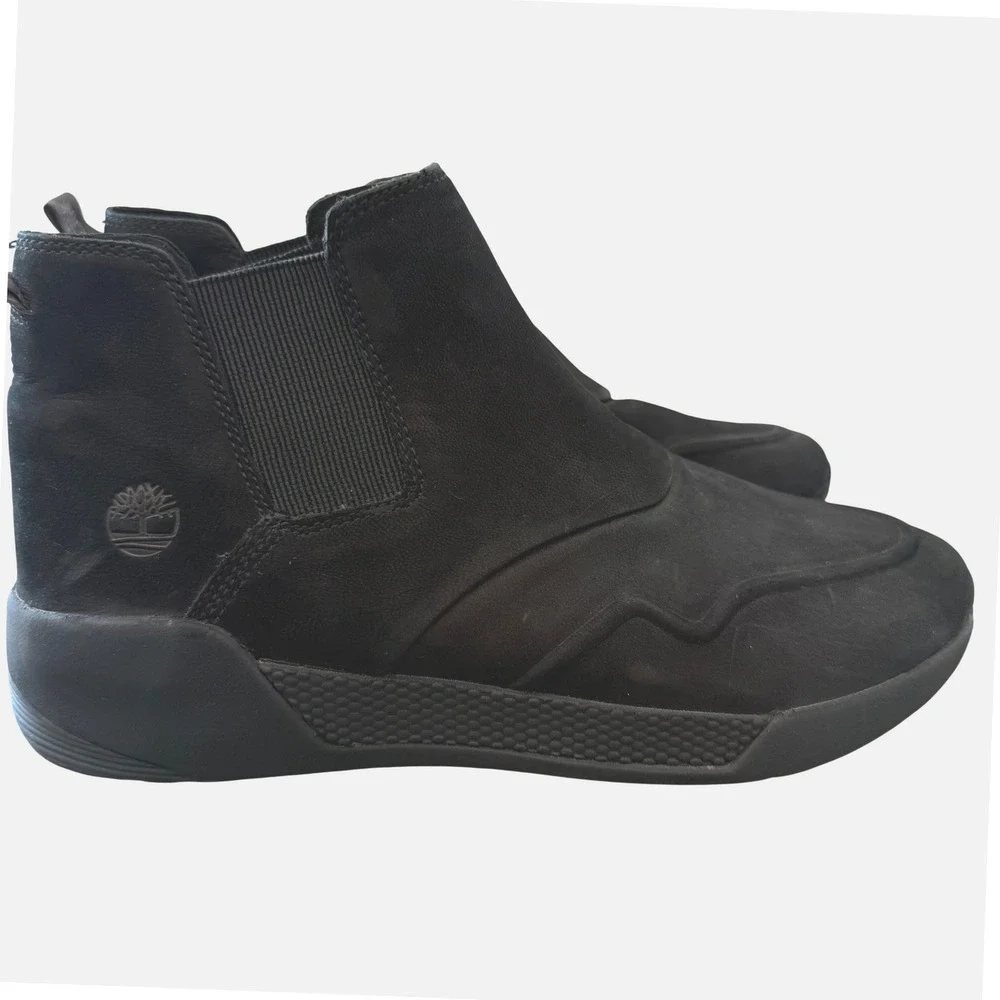 Timberland Kiri Up Chelsea Boots Black Leather A1UN2 Mens 7.5 Womens 9‎