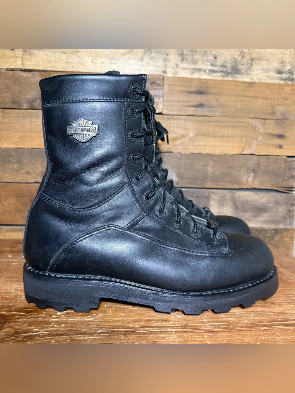 Harley-Davidson Men's Rainmaker Waterproof Black Motorcycle‎ Boots 94091