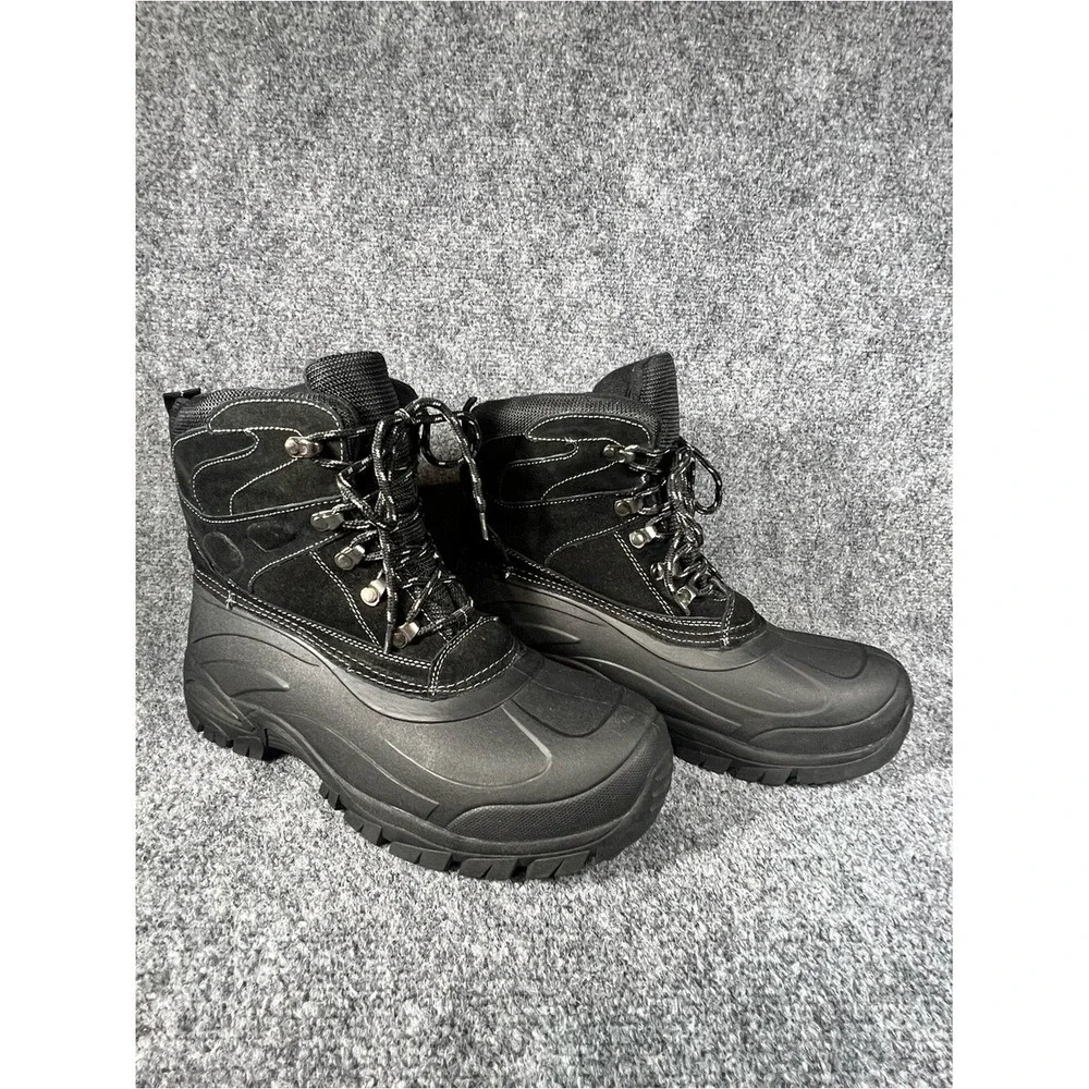 Weatherproof‎ Thinsulate Black Suede Men's Boot Sz 11