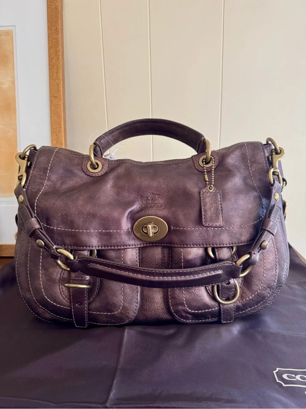 Coach Legacy Garcia Hobo Metallic Bronze  - RARE NWT Style 12655 - 2008
