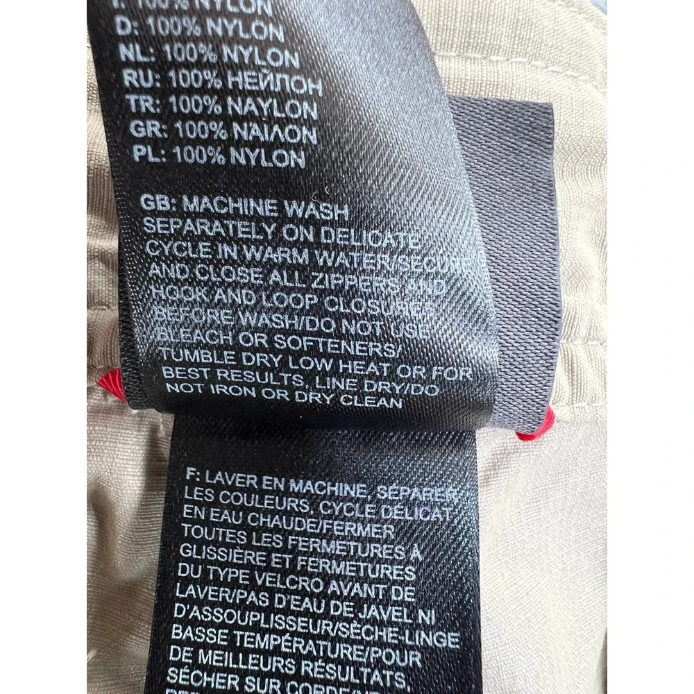 The North Face all measurements