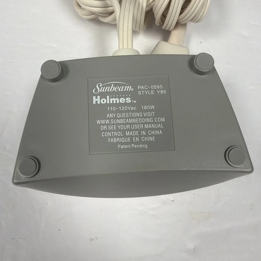 Holmes Sunbeam A02-TC-05U1 PAC-0595‎ Style Y85 3-Prong Electric Blanket Cord