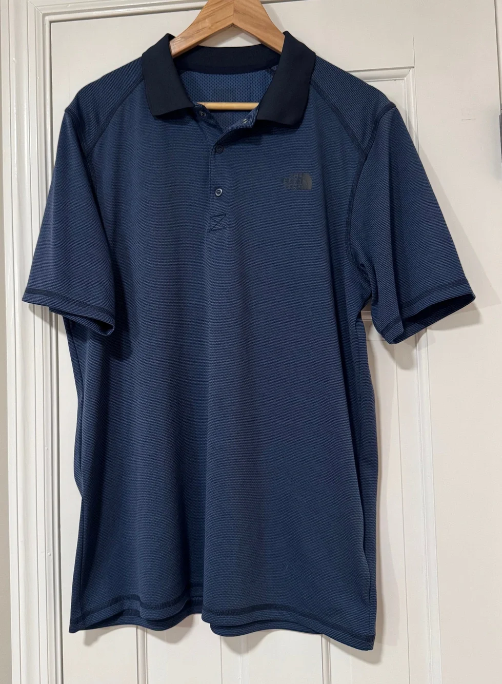 The North Face Horizon FlashDry Performance Golf Polo Shirt - Navy Men's Large