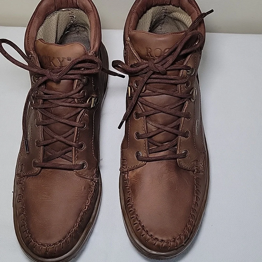 Rocky Outback Gore-tex‎ Leather Boots Brown Men's Size 9 Gorpcore / Utility