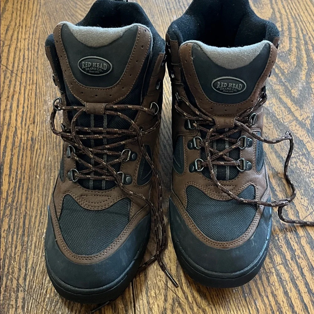 Red Head Men's Brown and Black Hiking Boots - Durable Outdoor Footwear