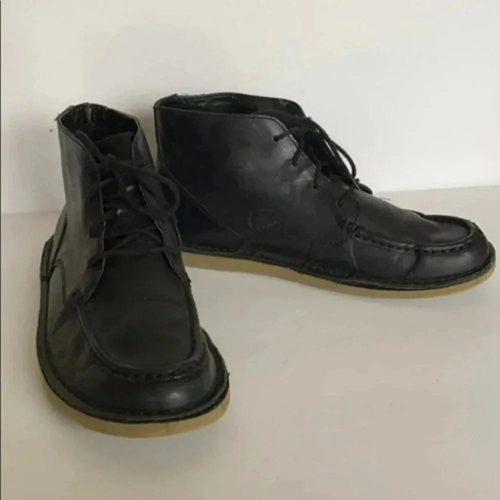 Ralph Lauren Denim Supply‎ 10D men’s black leather boots
