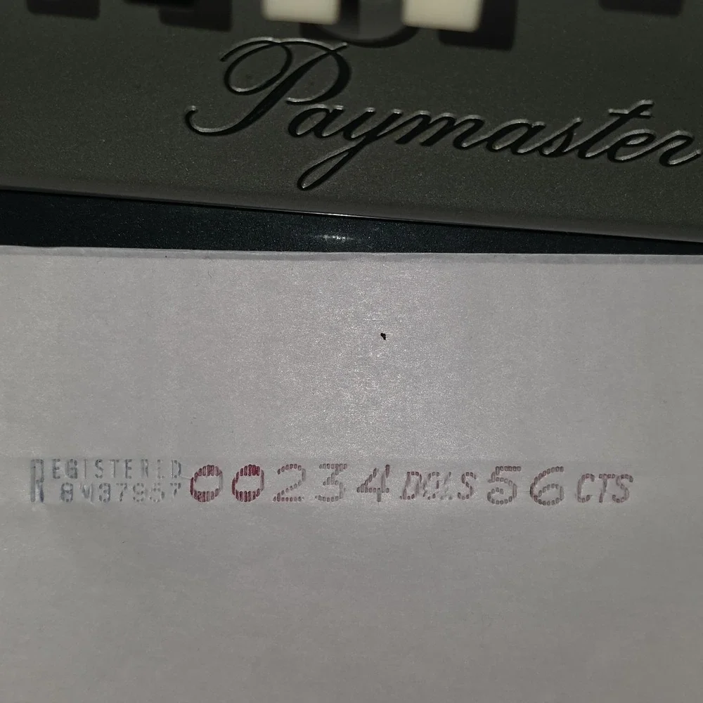N/A vintage paymaster