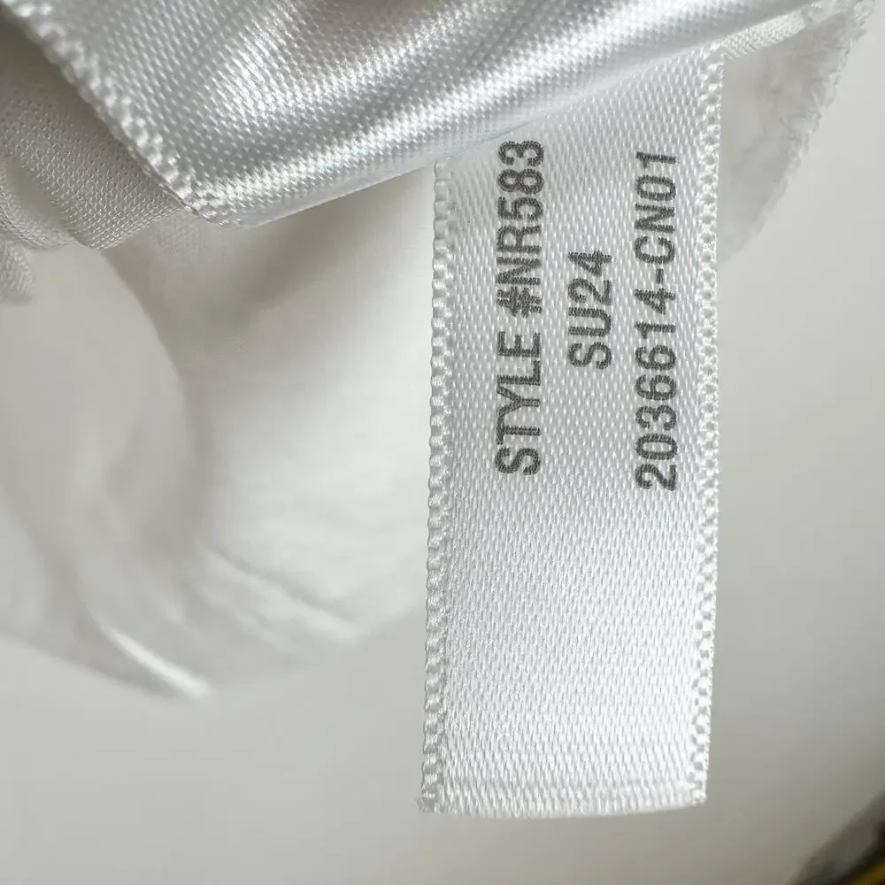 NEW Madewell Puff Sleeve Babydoll Top Blouse Cotton Cottagecore White US 00