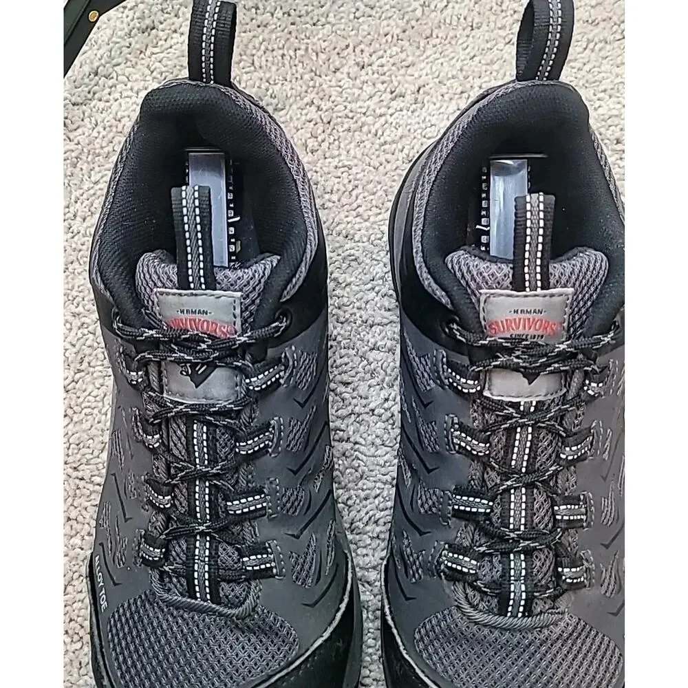 Herman Survivors Diecast Aluminum Alloy Safety Toe Work Shoes Boots mens Sz 7.5