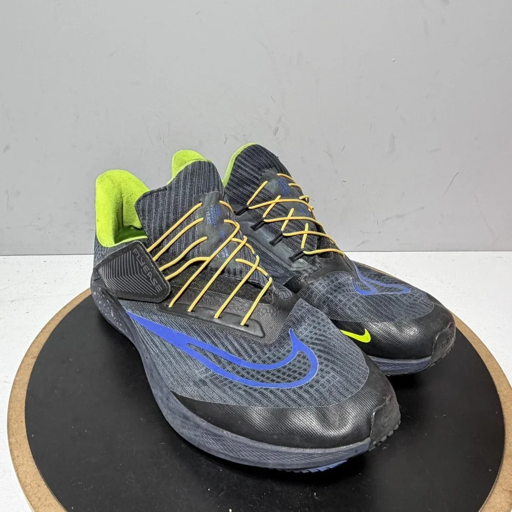 Nike Shoes Mens Size 12 Black FlyEase Cushioned Running Sneakers DZ4847-001