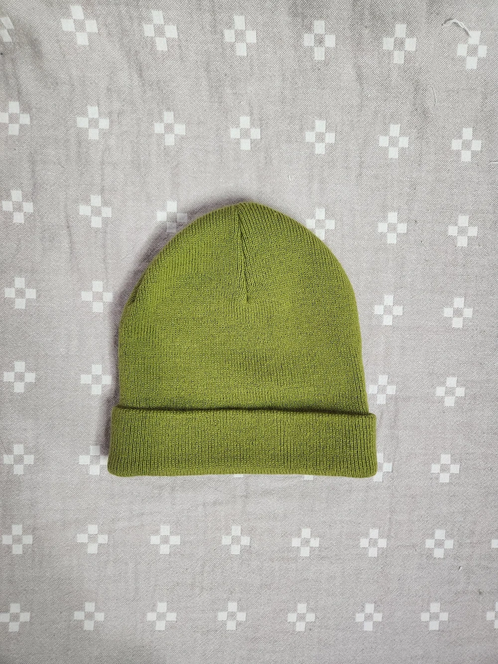 Urban Outfitters Adult OS olive green cuffed knit beanie