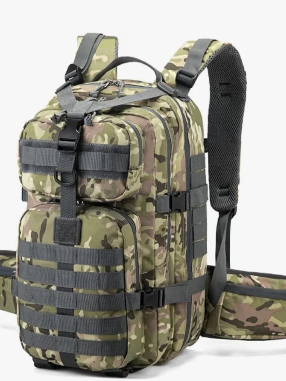 NWT CareystenTactical Camo Men's Backpack - Rugged Military Style