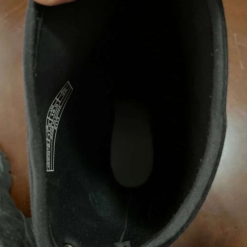 Honeywell 0117 Mens Steel Toe Rubber Work Boots Black Yellow Safety Size 11