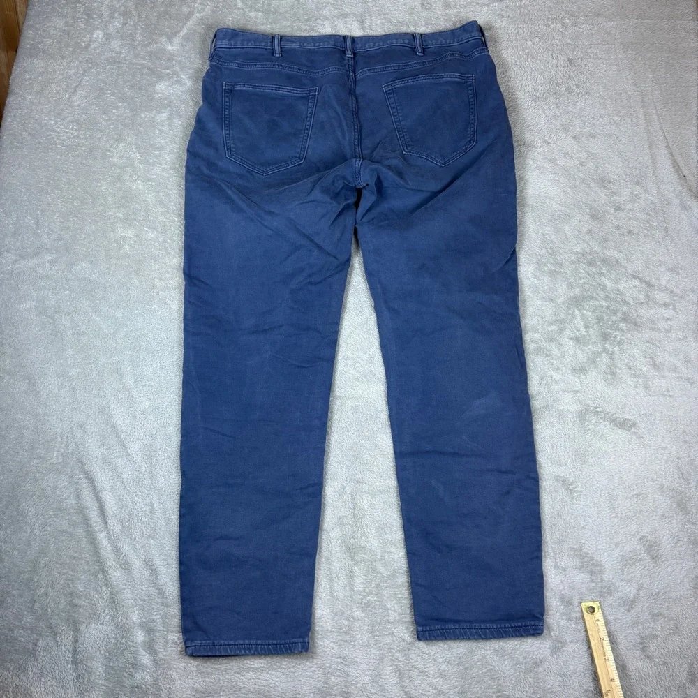 Banana Republic Pant Men 38x32 (Fits 38x31) Traveler Athletic Taper Blue Stretch