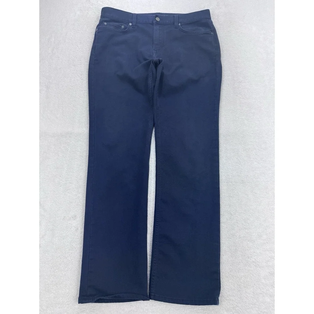 Banana Republic Traveler Jeans Men 34x32‎ Blue Stretch Straight Leg