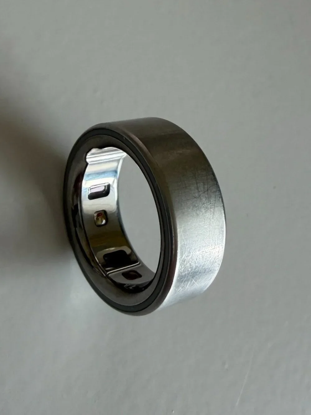 Oura ring brushed