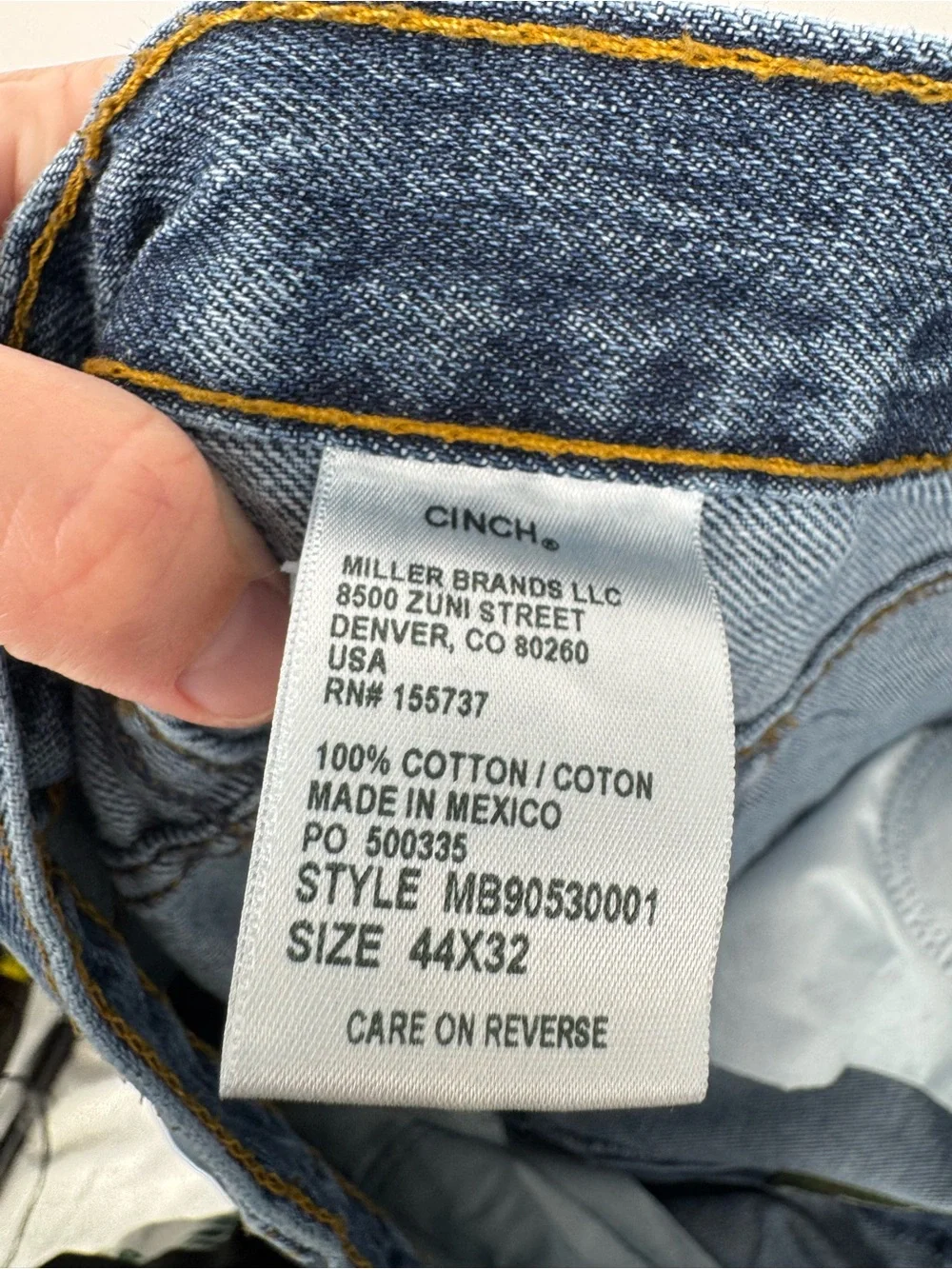Cinch men straight