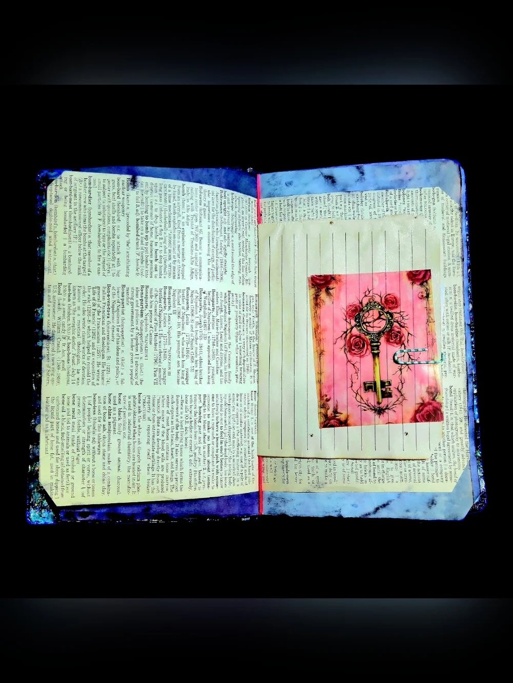 Grateful Dead Music Inspired Junk Journal Handmade Vintage Creative Notebook