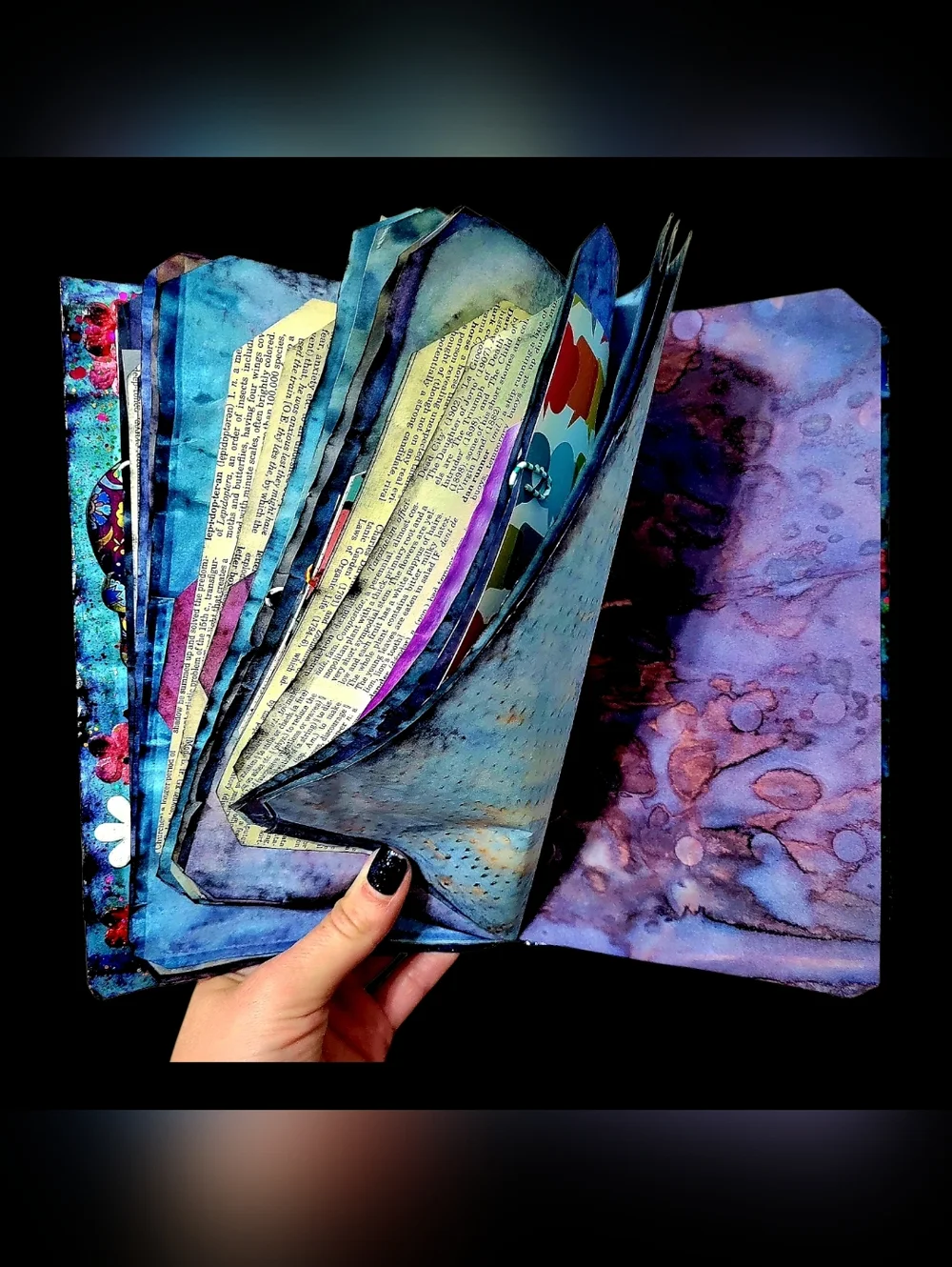 Grateful Dead Music Inspired Junk Journal Handmade Vintage Creative Notebook