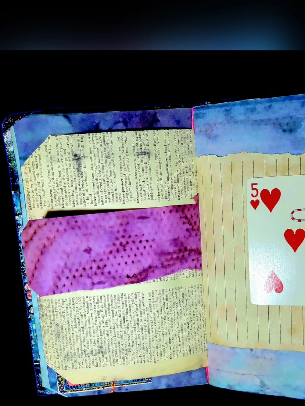 Grateful Dead Music Inspired Junk Journal Handmade Vintage Creative Notebook