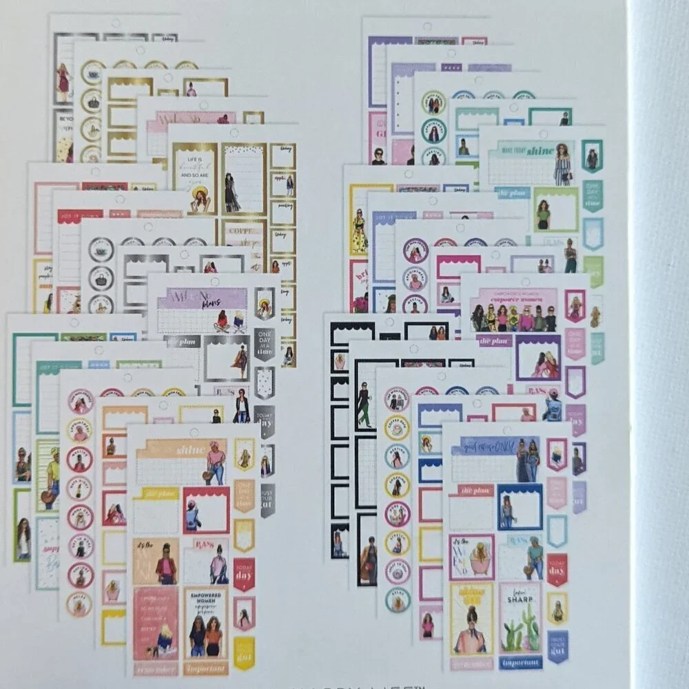 NWT Happy Planner Rong Rong 'Everyday' 571 pcs Sticker Book Classic Fashion NEW