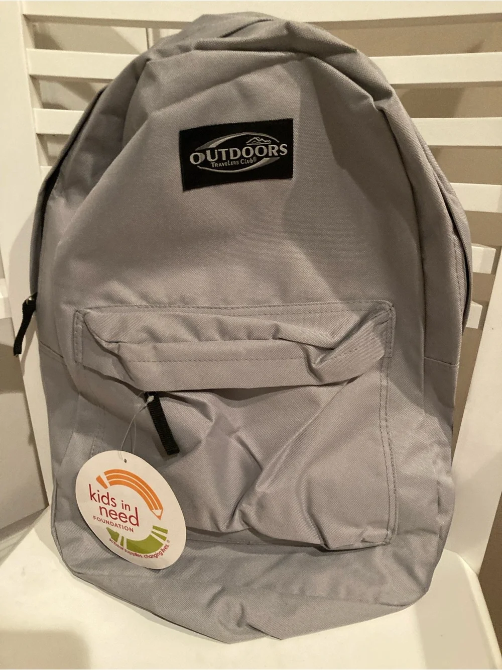 Light Gray Backpack