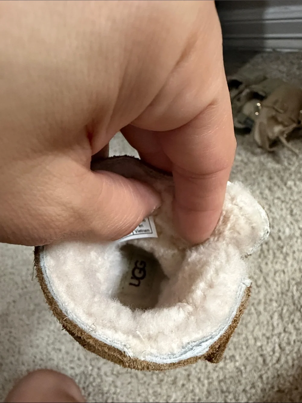UGG soft suede