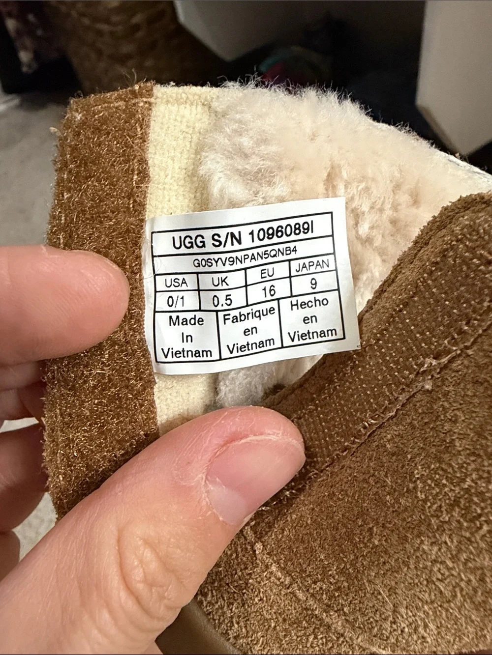UGG soft suede