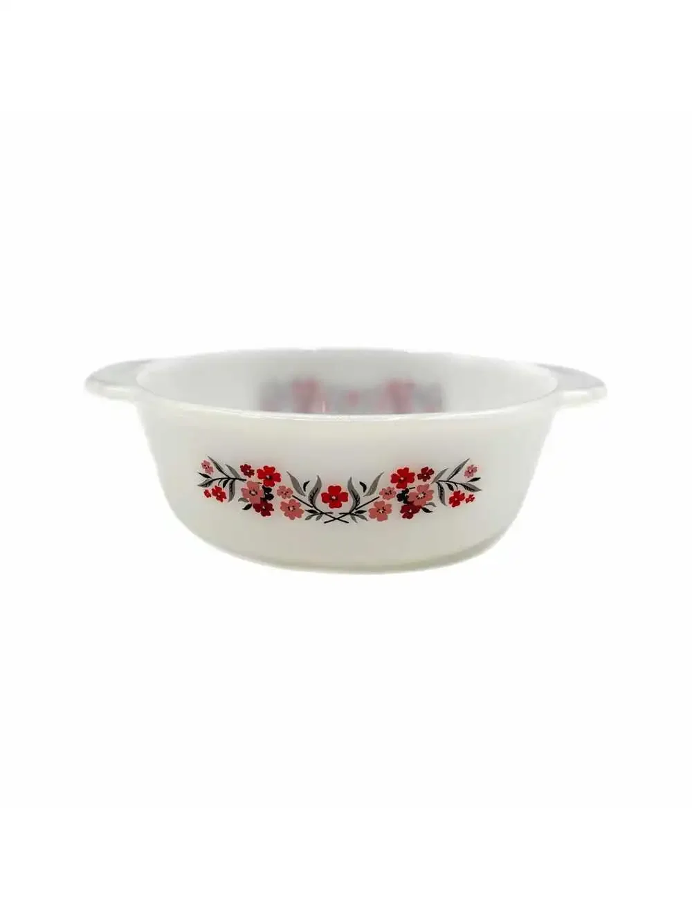 Vintage Anchor Hocking Fire-King 1l Primrose Glass Casserole Dish