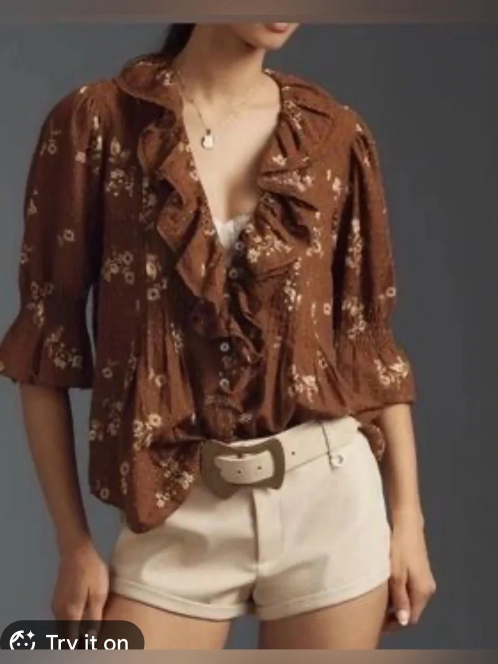 Anthropologie soft brown