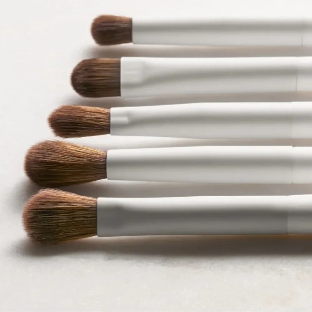 NWT Shades By Shan Blush Wedding 5 Piece Makeup Brush Set