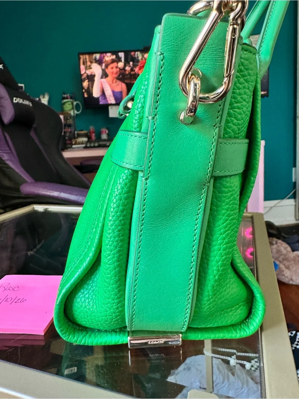 Coach Kelly Green Swagger Carryall
