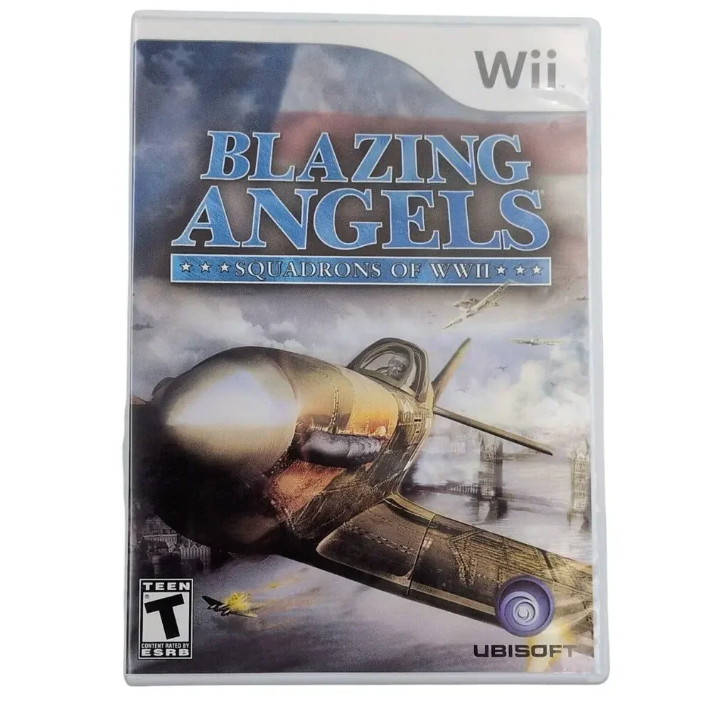 Blazing Angels Squadrons of WWII Nintendo Wii Video Game Flight Combat Tested