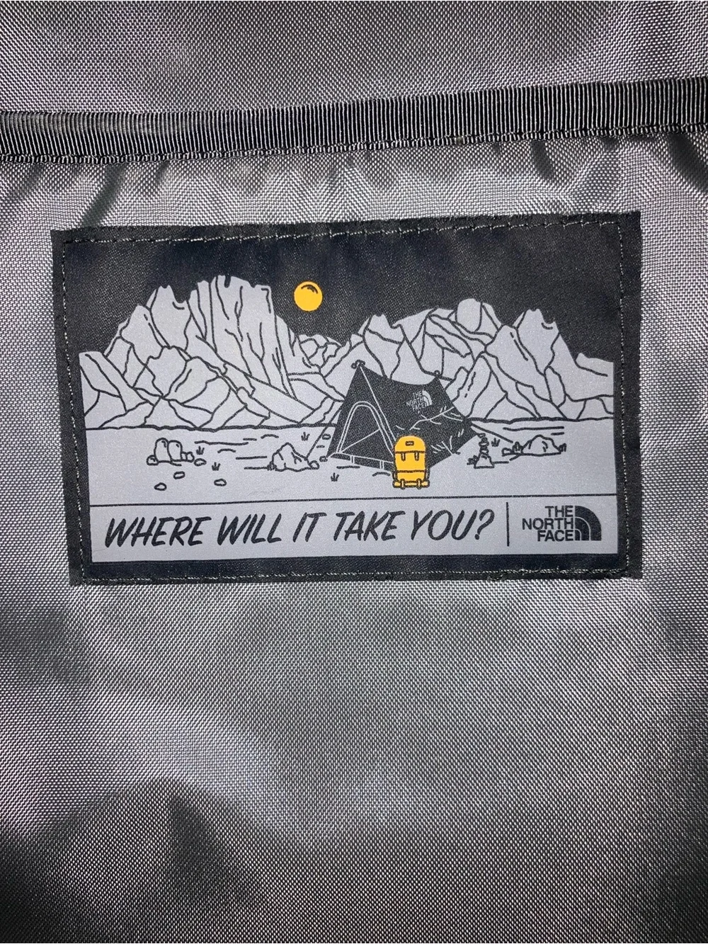 The North Face backpack bottle