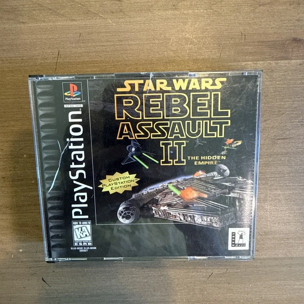 Star‎ Wars Rebel Assault II  (PlayStation 1 PS1) Black Label