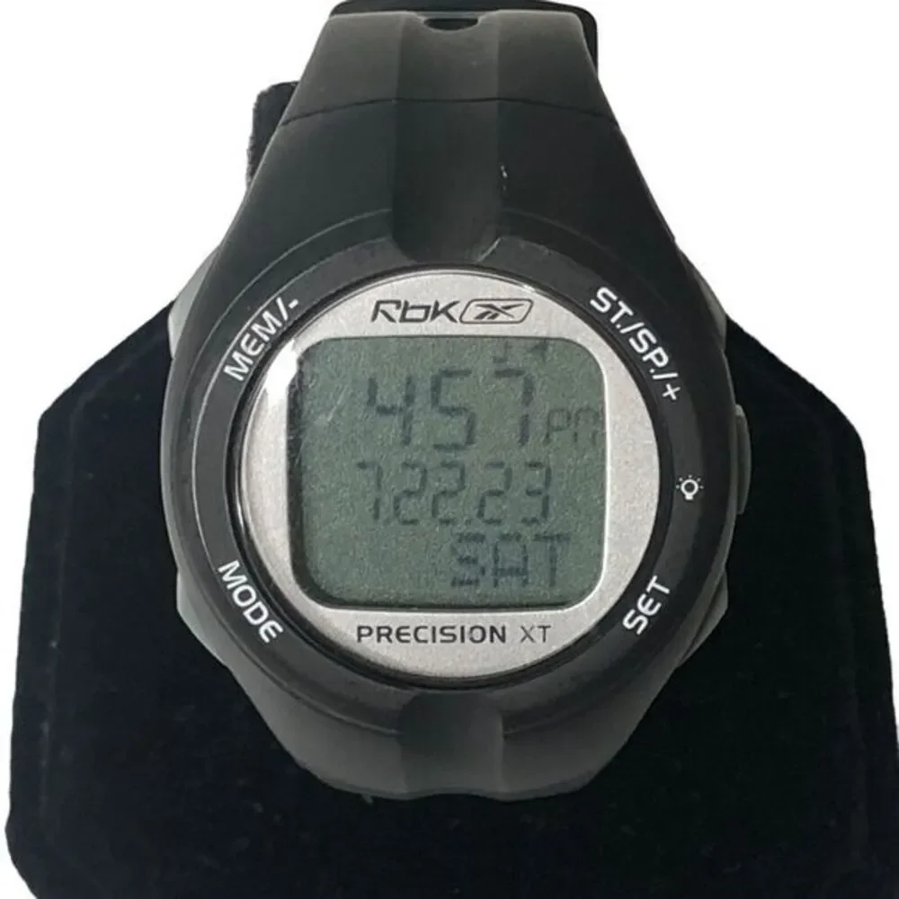 Reebok Precision XT Digital Sports Watch Alarm‎ Chronograph Black