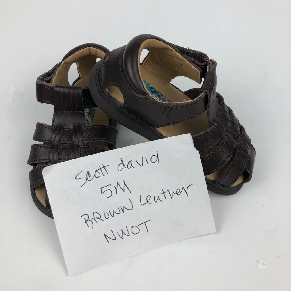 Scott David brown leather