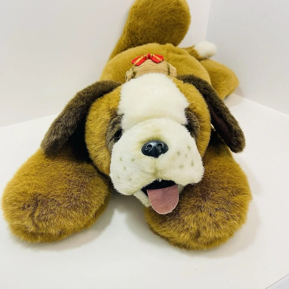 Sears Windsor Collection St Bernard Dog Lay Flat‎ Pillow Plush 26
