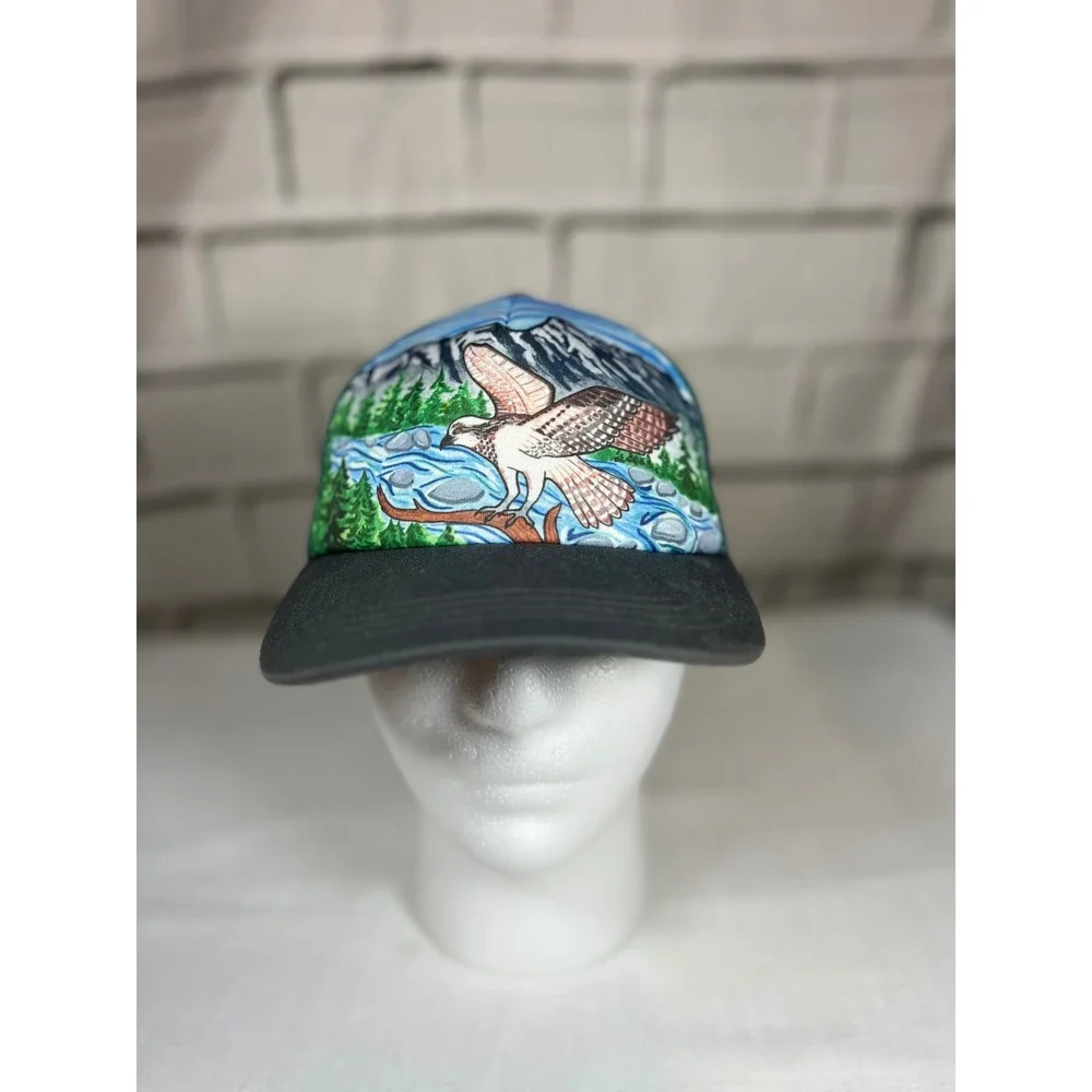 Sunday Afternoons Kids Artist Series Osprey Trucker Hat Annie Lacy Green M/L