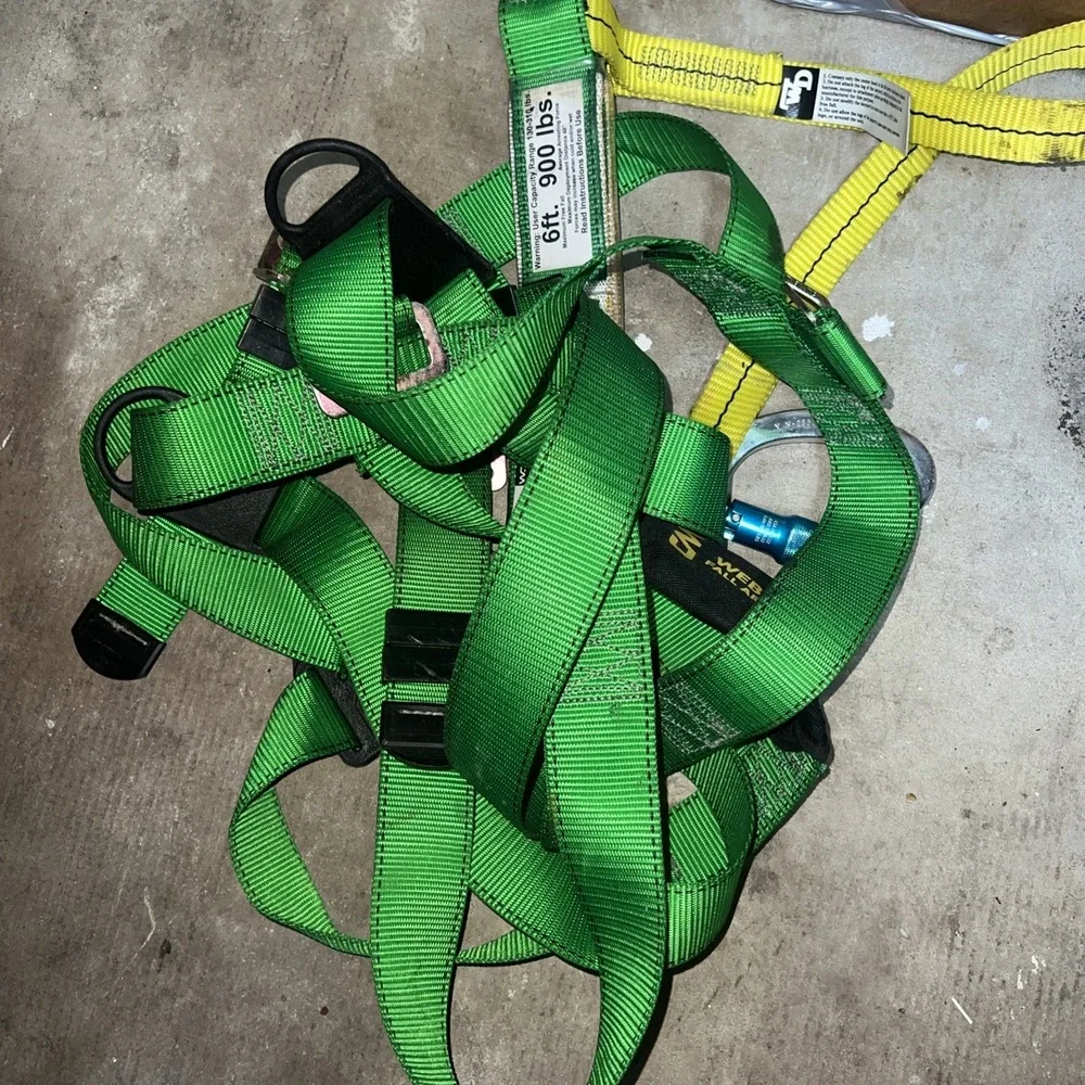 Web Devices Full Body Safety Harness‎ 310lb Max Polyester 2019 3-4ft AC