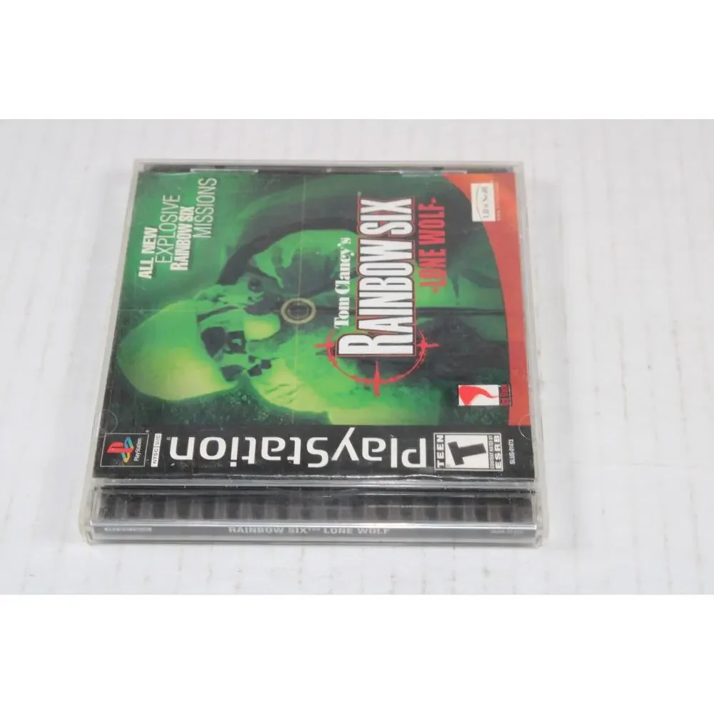 Rainbow Six Lone Wolf Tom Clancy's ORIGINAL Black (Sony Playstation 1) Complete