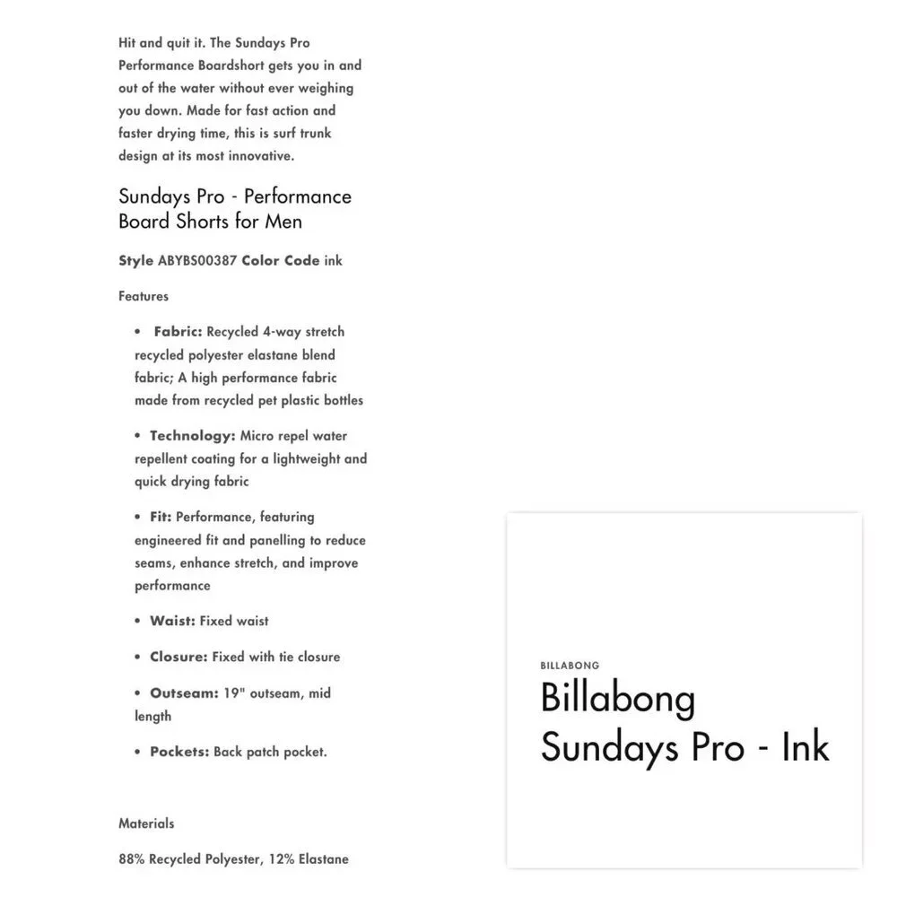 Billabong sundays pro