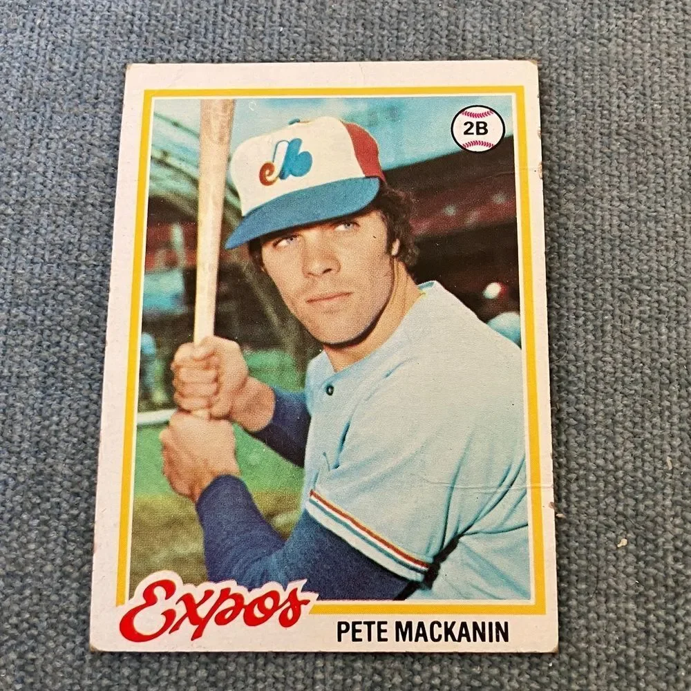 1978 Topps Montreal Expos Baseball Card Trading Card